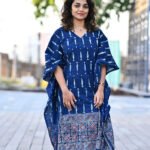 Blue base kaftan