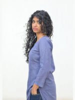 Bold Grey Chikankari kurta Dobby-Cotton - Image 2