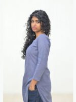 Bold Grey Chikankari kurta Dobby-Cotton - Image 4