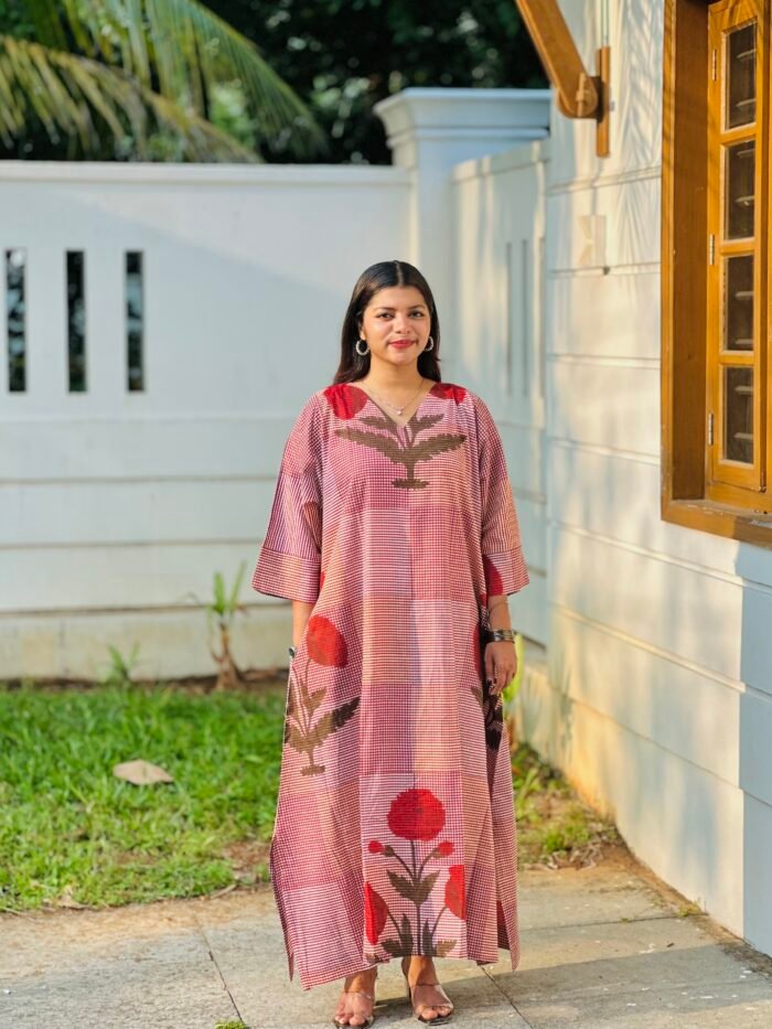 Free Size Cotton Kaftan Dress - Image 2