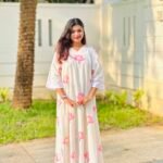 White Lotus Mul Cotton Kaftan Dress