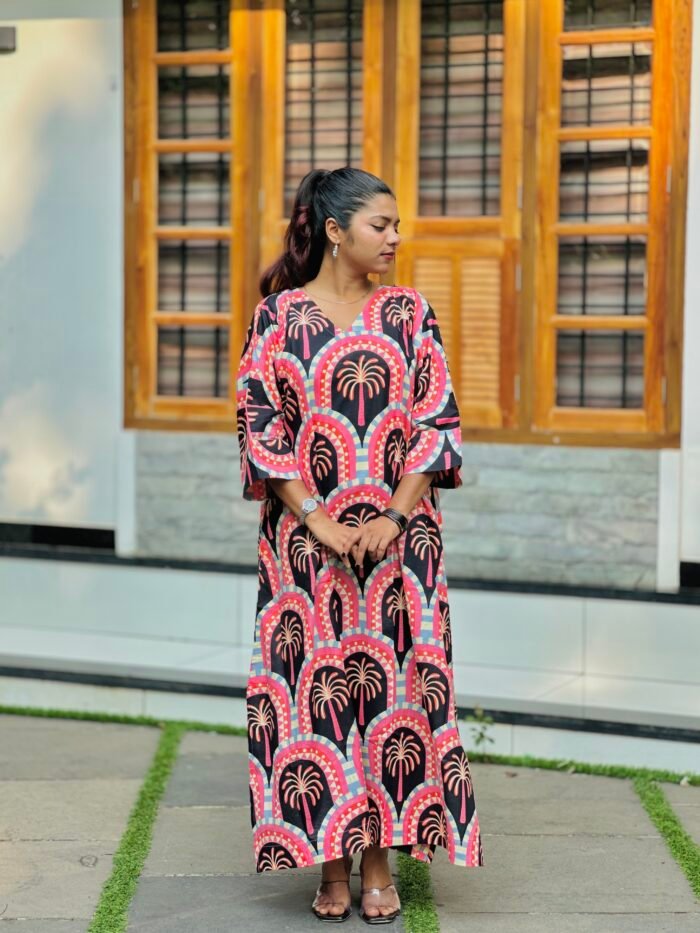 Free Size Cotton Kaftan Dress - Image 2