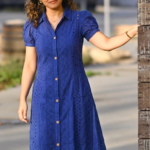 Hackoba shirt collar - Blue