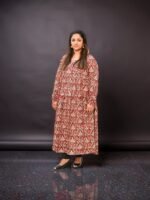 Coral Bloom Jaipur Cotton Kurti - Image 2