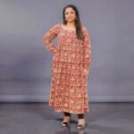 Coral Bloom Jaipur Cotton Kurti