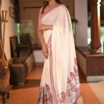 Kerala Kettukazhcha Print Saree - 100 Count Soft Cotton