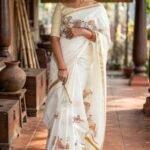 Keraliyam Print Saree - 100 Count Soft Cotton